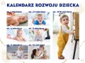 Kalejdoskop niemowlęcych uśmiechów i postępów. Od pierwszych miesięcy do pierwszych kroków, każdy skok rozwojowy dziecka jest magiczny.