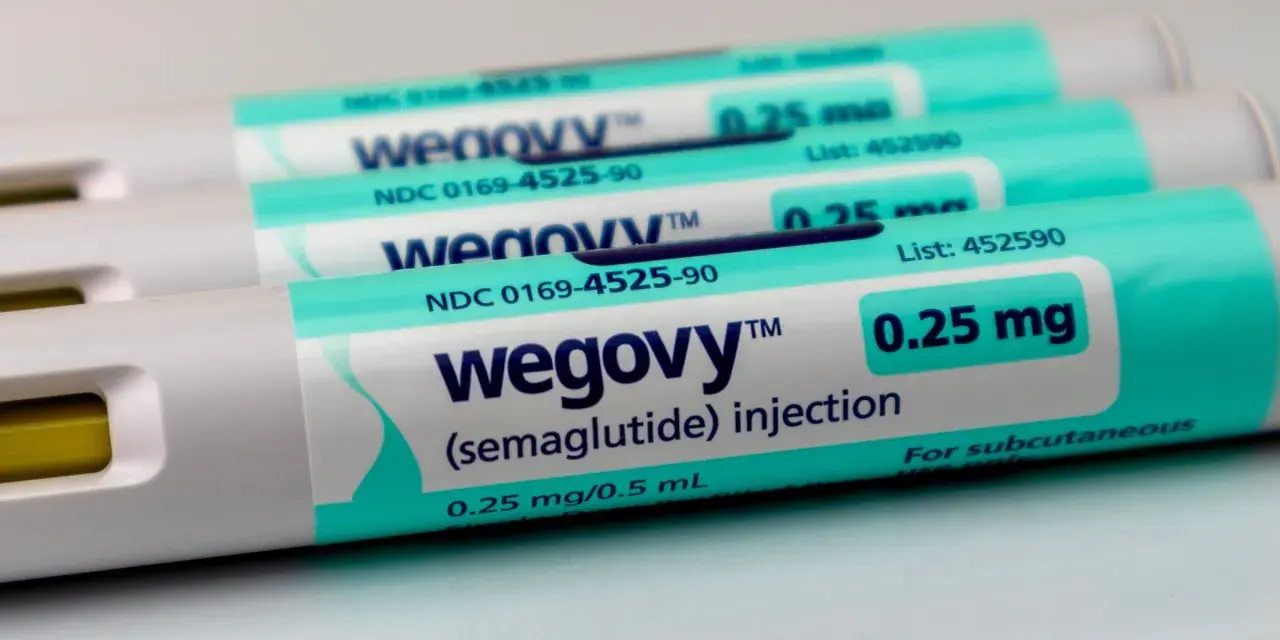 Wegovy wstrzykiwacze. Zwróć uwagę na dawkowanie 0.25 mg i potencjalne wegovy skutki uboczne.