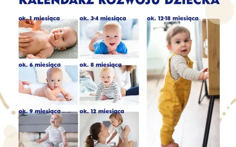 Kalejdoskop niemowlęcych uśmiechów i postępów. Od pierwszych miesięcy do pierwszych kroków, każdy skok rozwojowy dziecka jest magiczny.