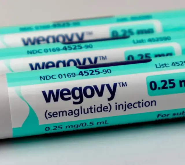 Wegovy wstrzykiwacze. Zwróć uwagę na dawkowanie 0.25 mg i potencjalne wegovy skutki uboczne.