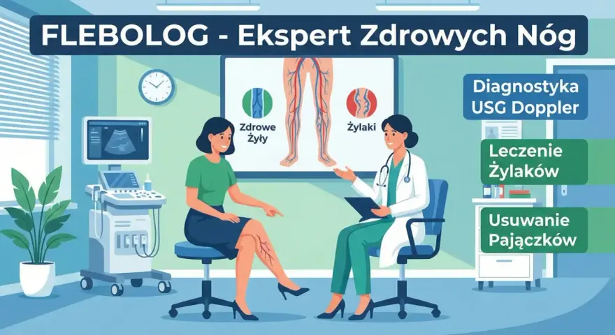 Flebolog: Kiedy Twoje nogi potrzebują pomocy? Objawy i leczenie