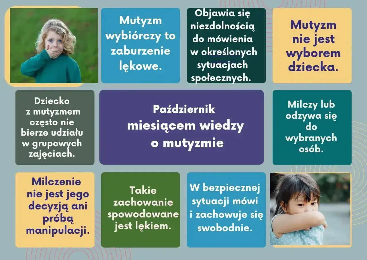 Dziecko z mutyzmem wybiórczym nie mówi w pewnych sytuacjach, bo to zaburzenie lękowe, nie wybór.